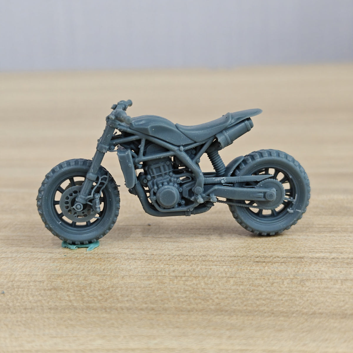 MRY-SFW LYTA554 Retro Off Road Style Scrambler Motorcycle Mo – LCD 3D printed resin model kit, image 1