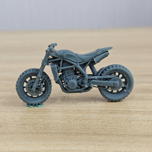 MRY-SFW LYTA554 Retro Off Road Style Scrambler Motorcycle Model