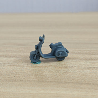 MRY-SFW LYTA546 Italian Retro Round Scooter Locomotive Retro – LCD 3D printed resin model kit, image 2