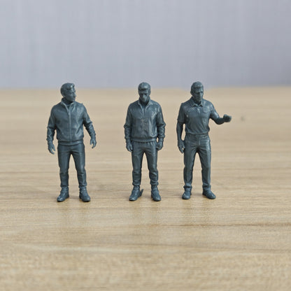 MRY-SFW LYTR382 Coaches 3-Pack, Ideal Stadium, Tabletop Painting Miniature Car Diorama Figures Scene Props Accessories Resin