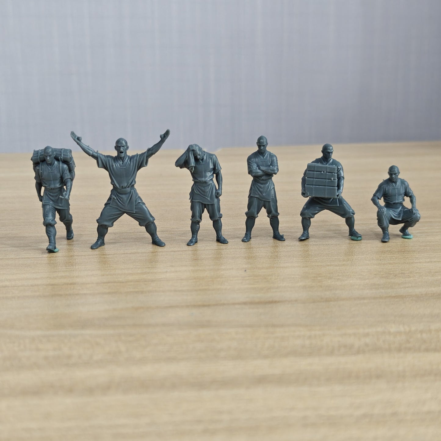 MRY-SFW LYGR233 Daily Movements of the Six Ancient Shaolin Warrior Monks