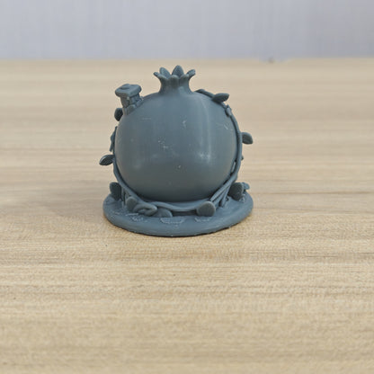 3D Printed Miniature Pomegranate House Scene - Whimsical Fantasy Diorama Decor for Model Display MRY-SFW LYTS177