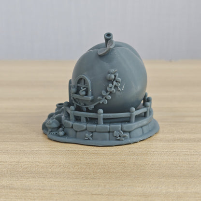 Peach House Miniature Model - 3D Printed Fairy Tale Diorama Decor Ornament MRY-SFW LYTS189