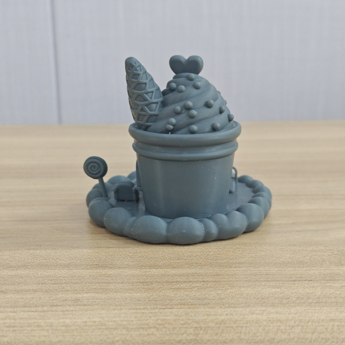 Fairy Tale Mushroom House Miniature Model - 3D Printed Diorama Scenery Ornament MRY-SFW LYTS186