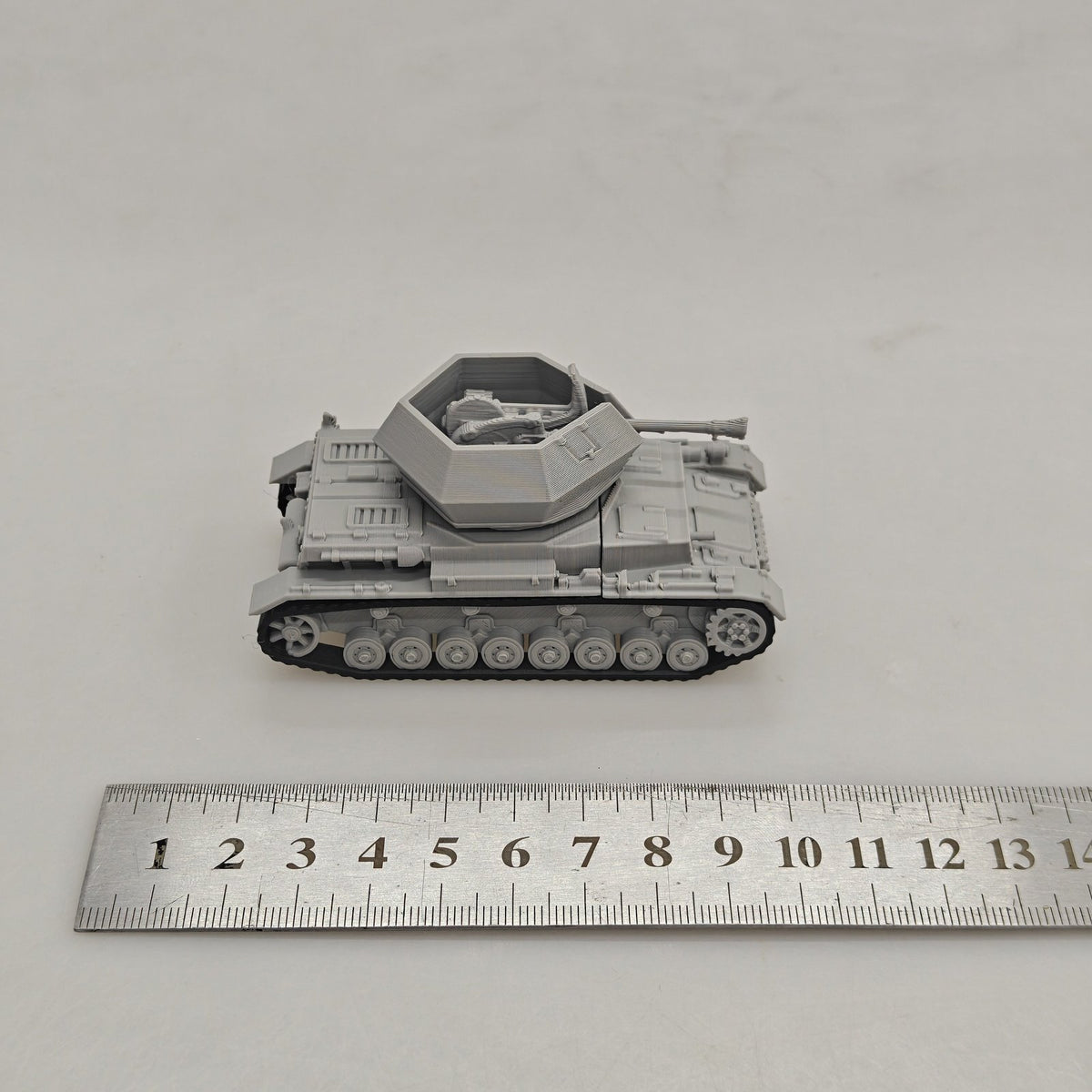 Flakpanzer IV Ostwind Anti-Aircraft Gun Tank MRY-SFW KT0382 1/72 FDM 3D Printed Tank Model