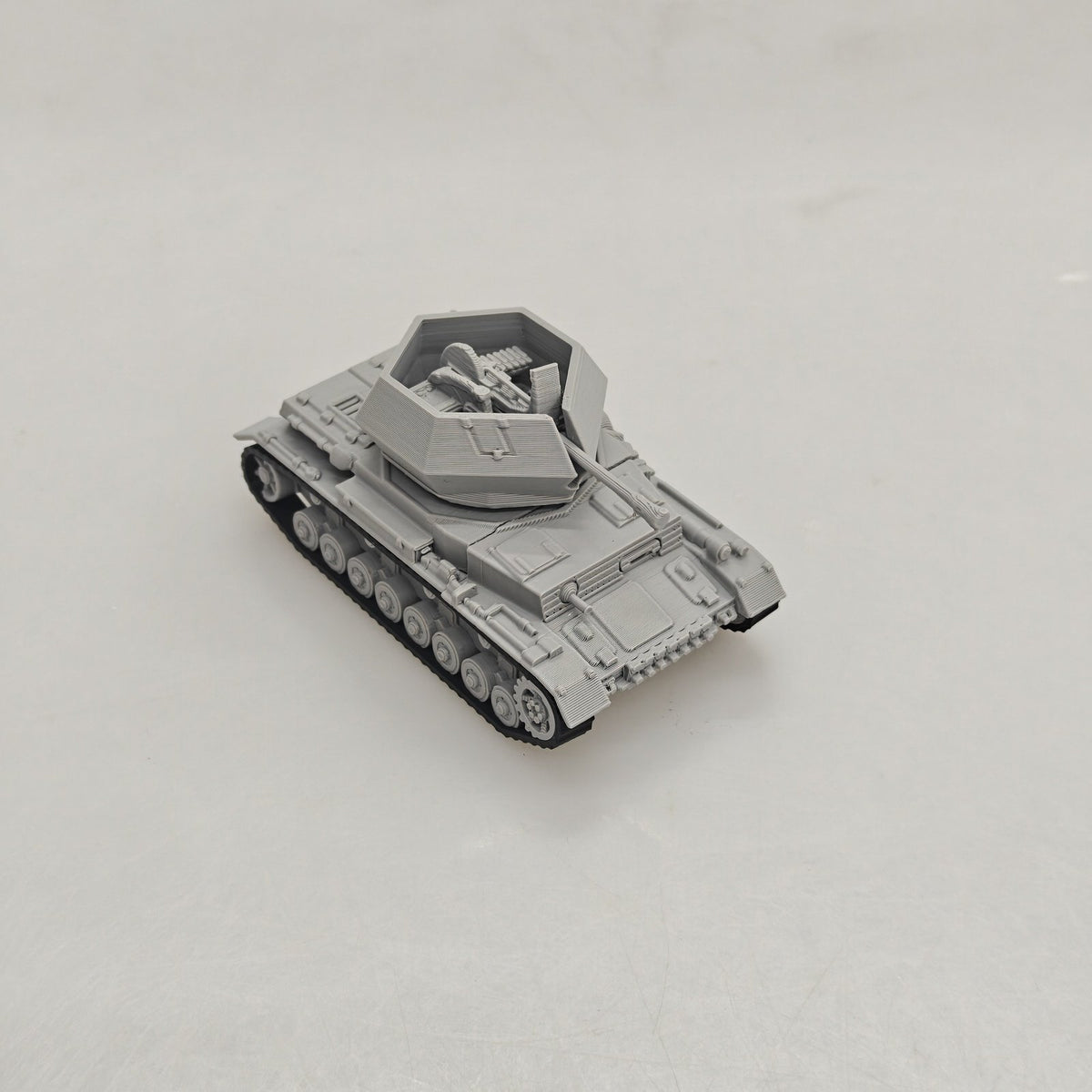 Flakpanzer IV Ostwind Anti-Aircraft Gun Tank MRY-SFW KT0382 1/72 FDM 3D Printed Tank Model