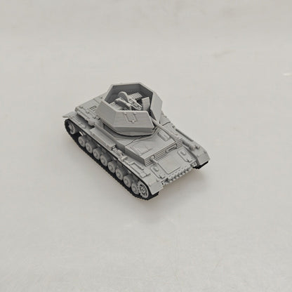 Flakpanzer IV Ostwind Anti-Aircraft Gun Tank MRY-SFW KT0382 1/72 FDM 3D Printed Tank Model