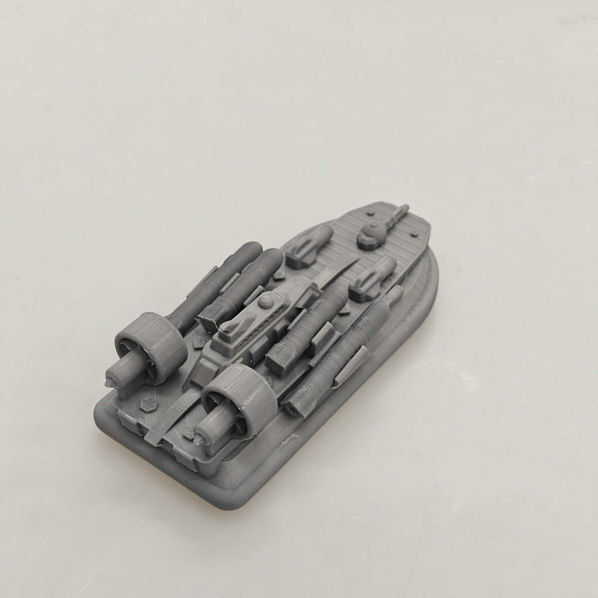 007 Coastal Assassin Hovercraft Missile Boat MRY-SFW KT0418 FDM 3D Printed Warship Model