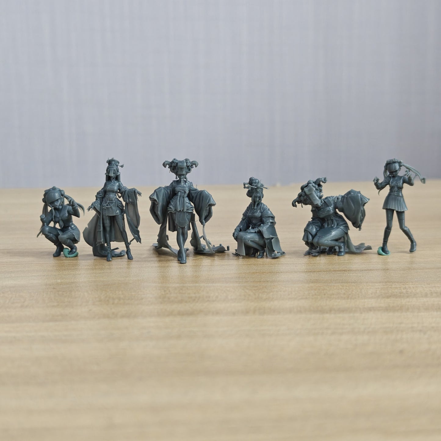 MRY-SFW LYGR102 Beautiful female2 zombie game theme resin white model miniature soldier character model scene character figure hand painted