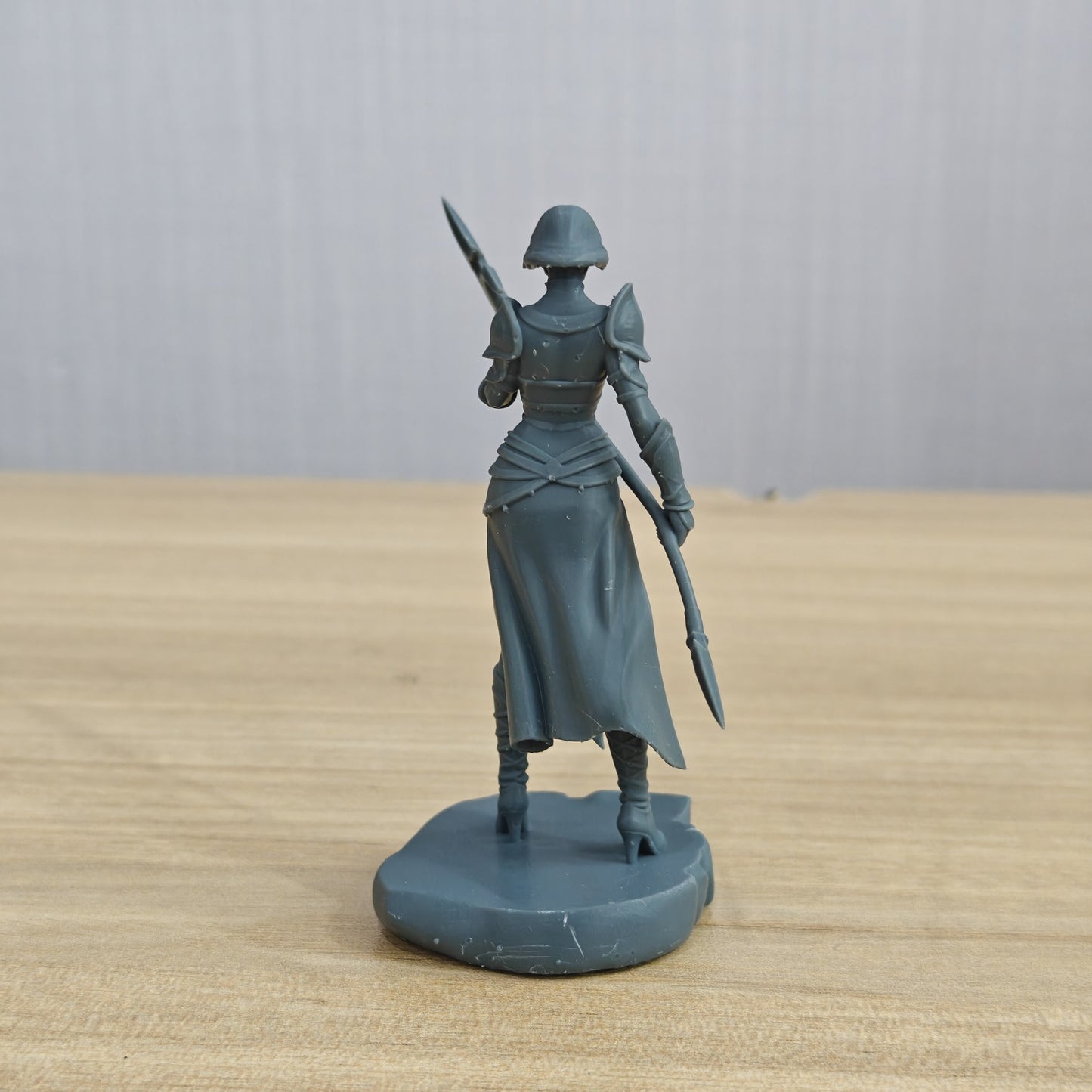 MRY-SFW LYTR1347 Wind Pattern Spear Female Ranger Fantasy Warrior 3D Printed Figure Model