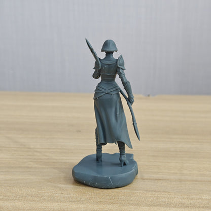 MRY-SFW LYTR1347 Wind Pattern Spear Female Ranger Fantasy Warrior 3D Printed Figure Model
