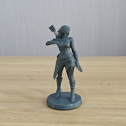 MRY-SFW LYTR1345 Jungle Blade Huntress Fantasy Warrior 3D Printed Figure Model