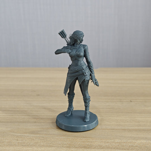 MRY-SFW LYTR1345 Jungle Blade Huntress Fantasy Warrior 3D Printed Figure Model