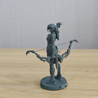 MRY-SFW LYTR1345 Jungle Blade Huntress Fantasy Warrior 3D Printed Figure Model