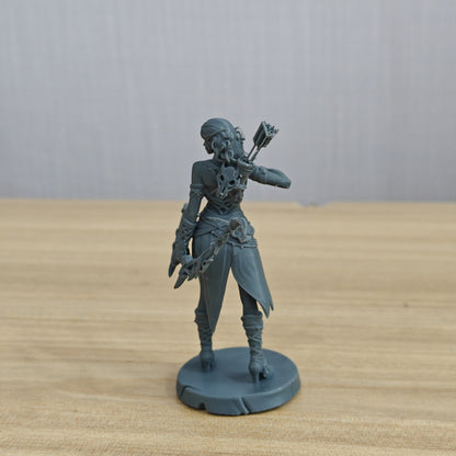 MRY-SFW LYTR1345 Jungle Blade Huntress Fantasy Warrior 3D Printed Figure Model