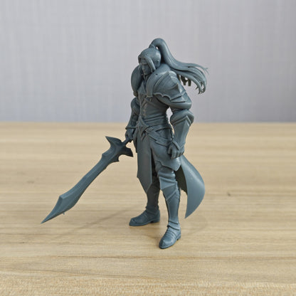 MRY-SFW LYTR1367 Snow Peak Ice Blade Fantasy Warrior 3D Printed Figure Model
