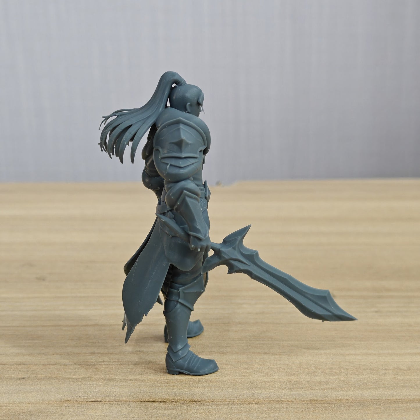 MRY-SFW LYTR1367 Snow Peak Ice Blade Fantasy Warrior 3D Printed Figure Model