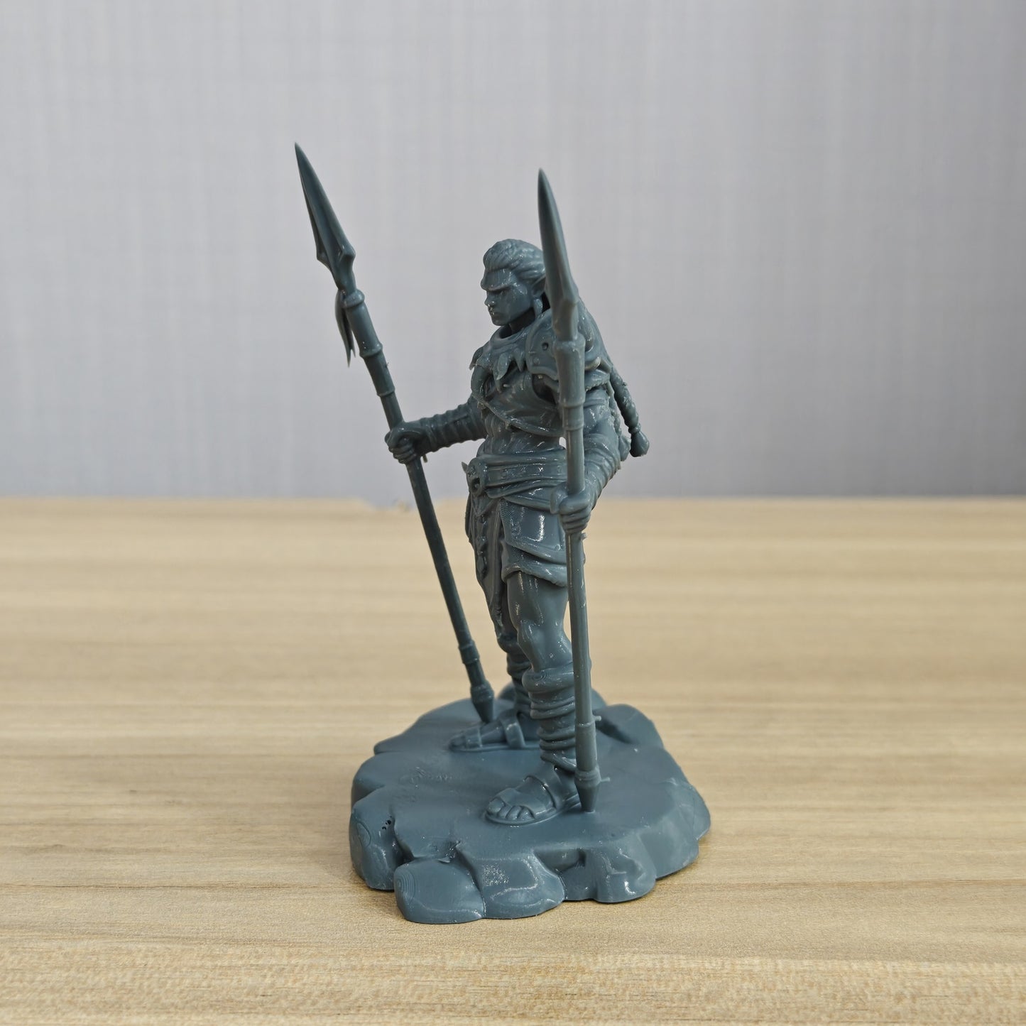 MRY-SFW LYTR1343 Tribe Elf Spearman Fantasy Warrior 3D Printed Figure Model