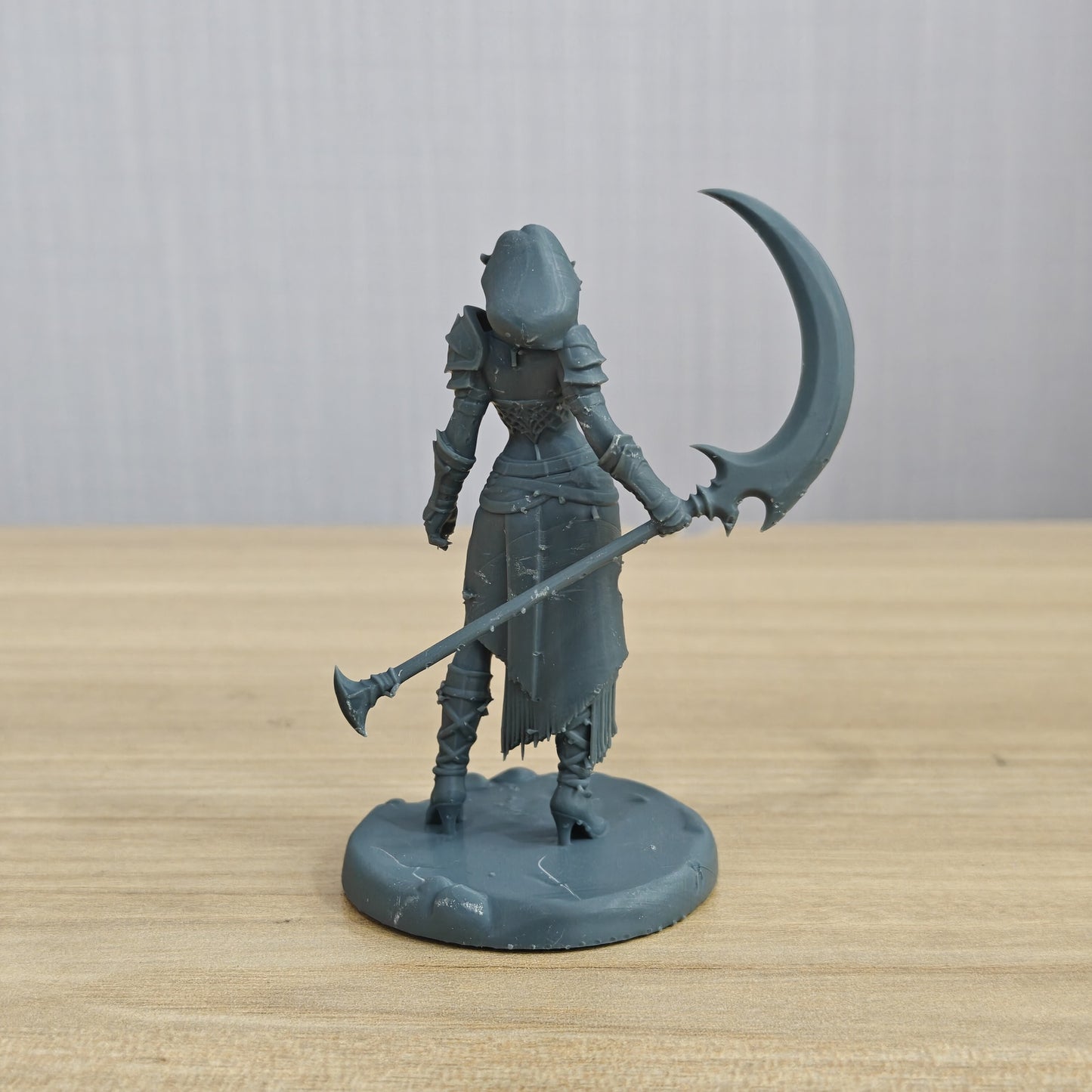 MRY-SFW LYTR1346 Crimson Flame Scythe Female Warrior Fantasy Warrior 3D Printed Figure Model