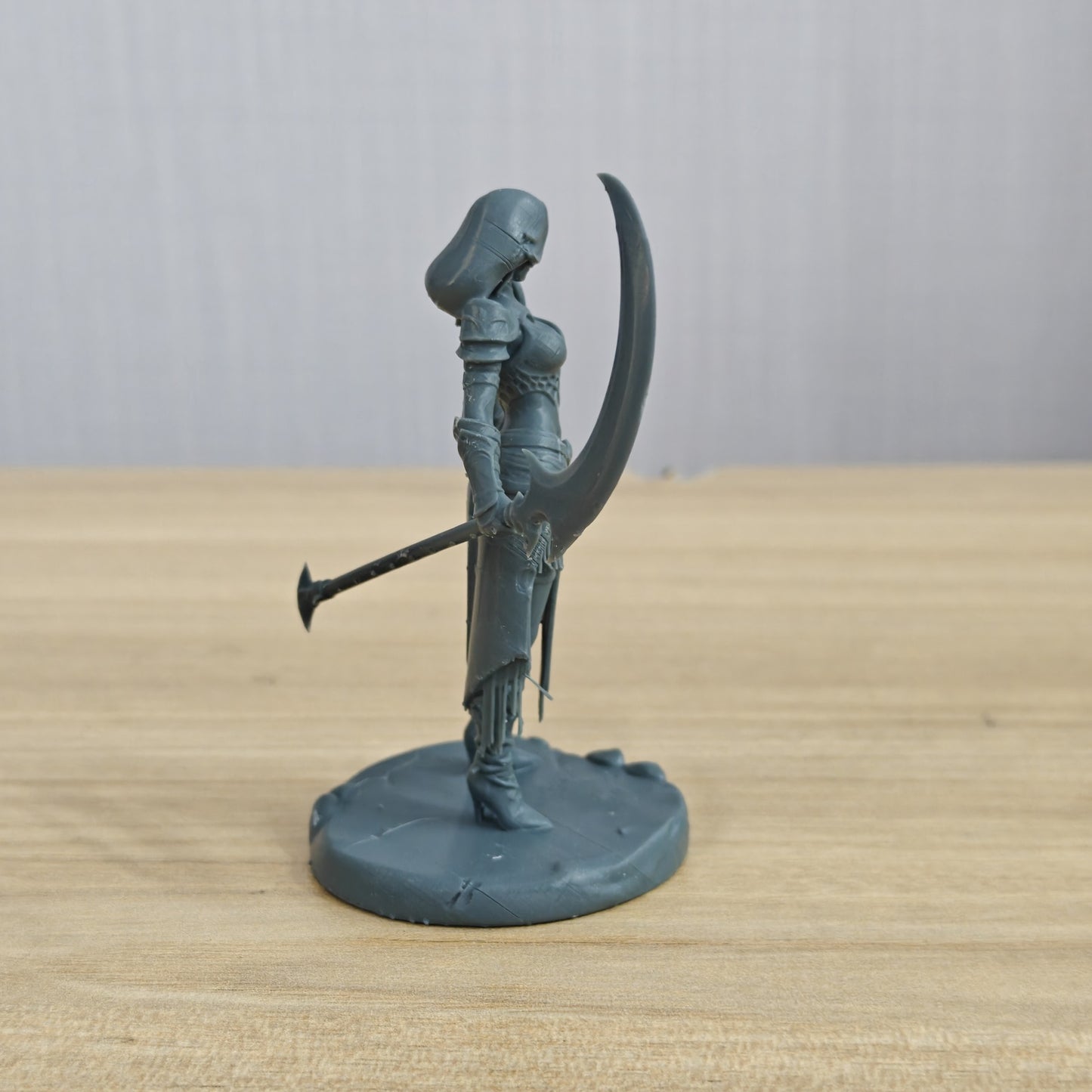 MRY-SFW LYTR1346 Crimson Flame Scythe Female Warrior Fantasy Warrior 3D Printed Figure Model