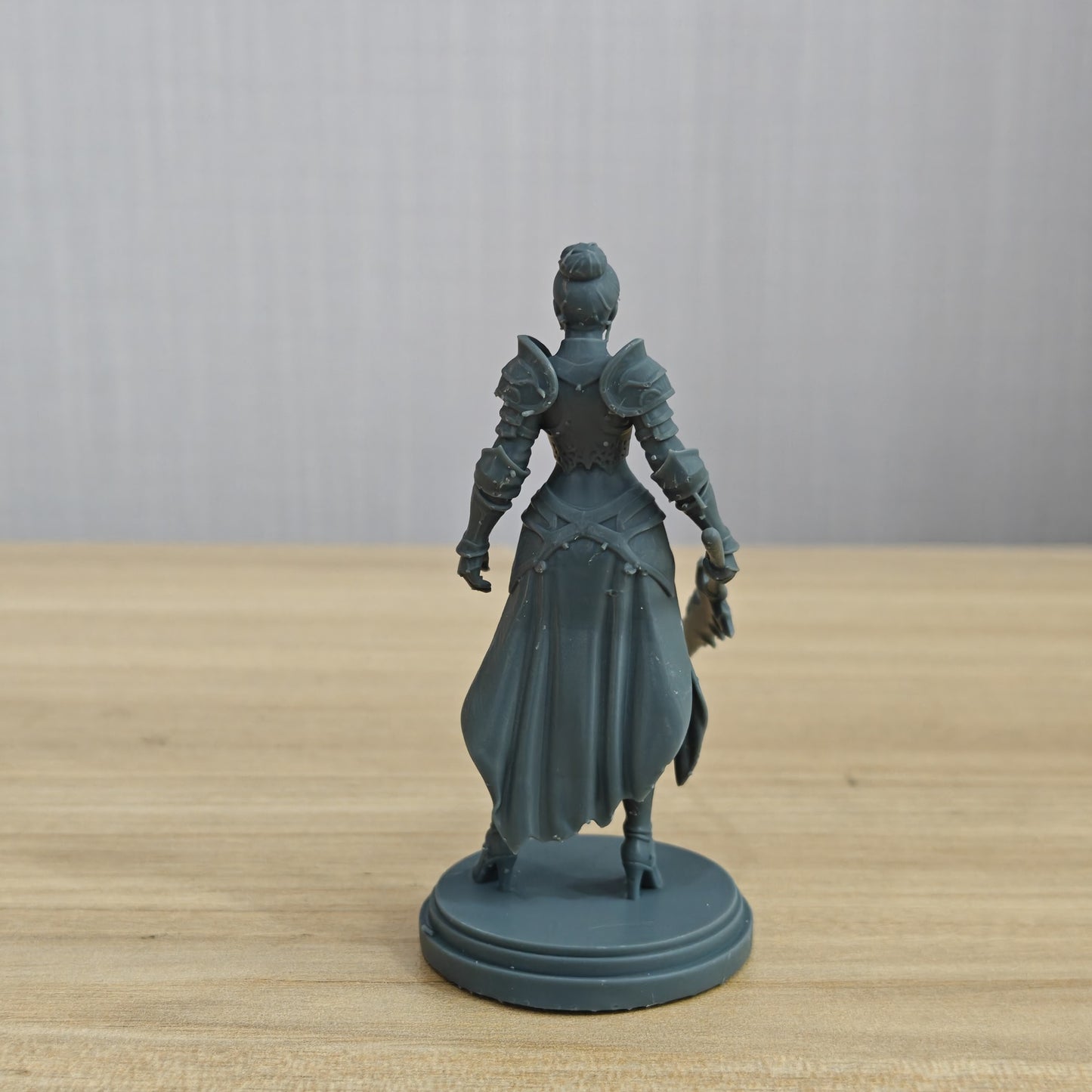 MRY-SFW LYTR1362 Holy Light Short Halberd Female Warrior 3D Printed Figure Model