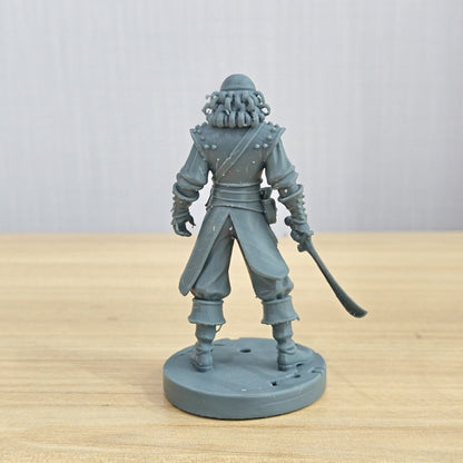 MRY-SFW LYTR1369 Ocean Pirate Swordsman Fantasy Warrior 3D Printed Figure Model