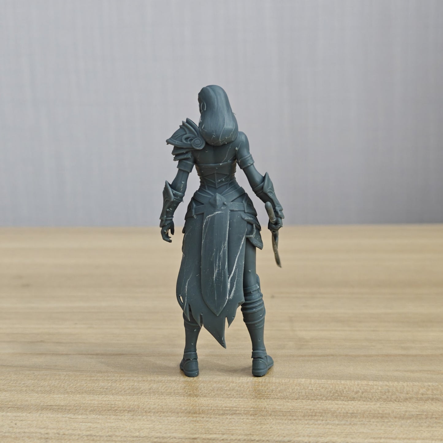 MRY-SFW LYTR1358 Fantasy Mechanical Armor Female Warrior 3D Printed Figure Model