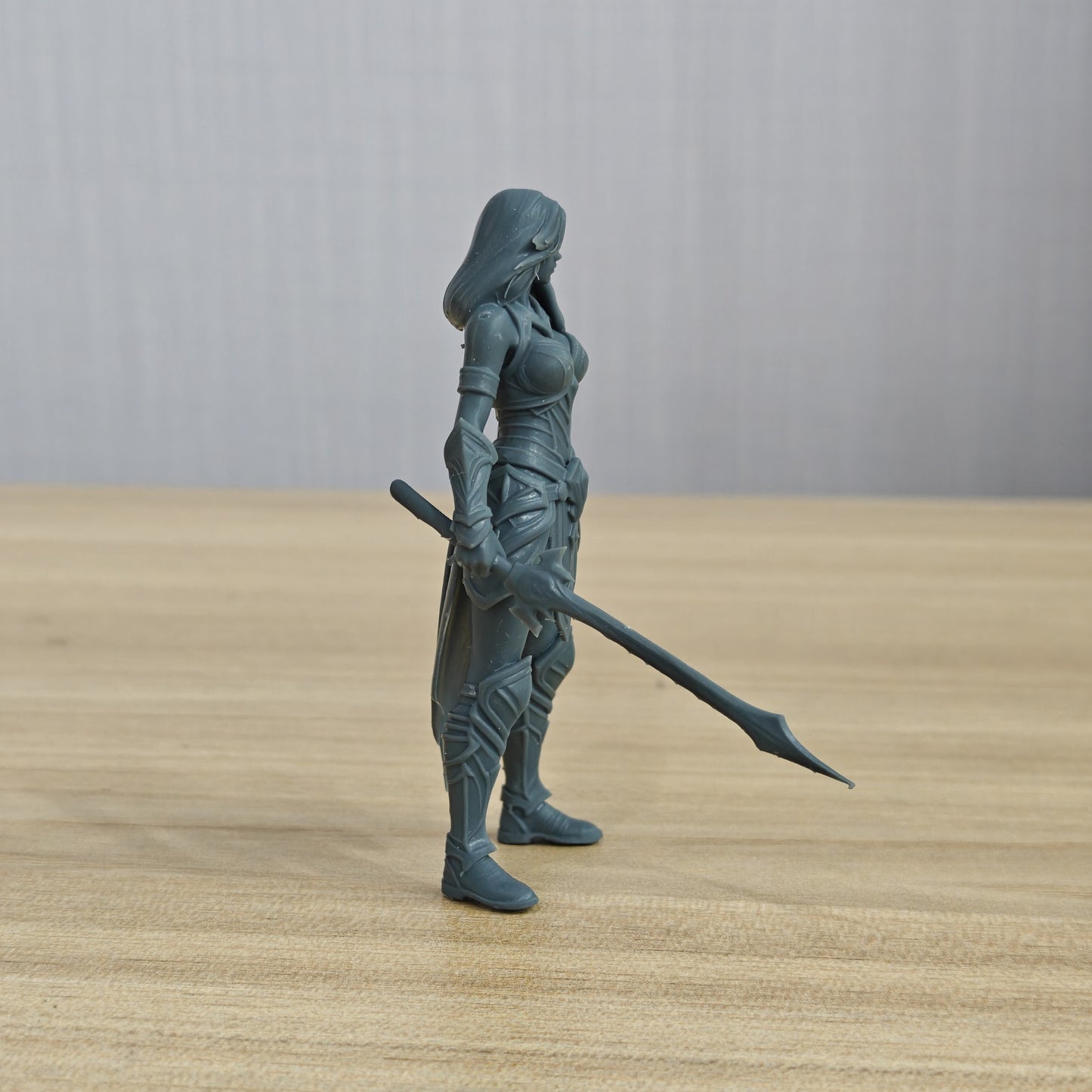 MRY-SFW LYTR1358 Fantasy Mechanical Armor Female Warrior 3D Printed Figure Model