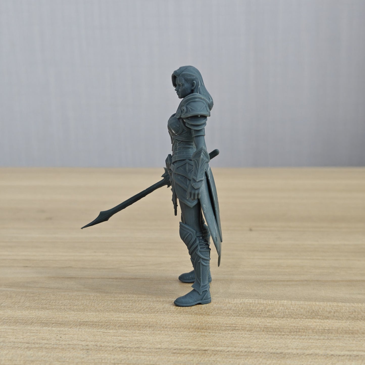 MRY-SFW LYTR1358 Fantasy Mechanical Armor Female Warrior 3D Printed Figure Model