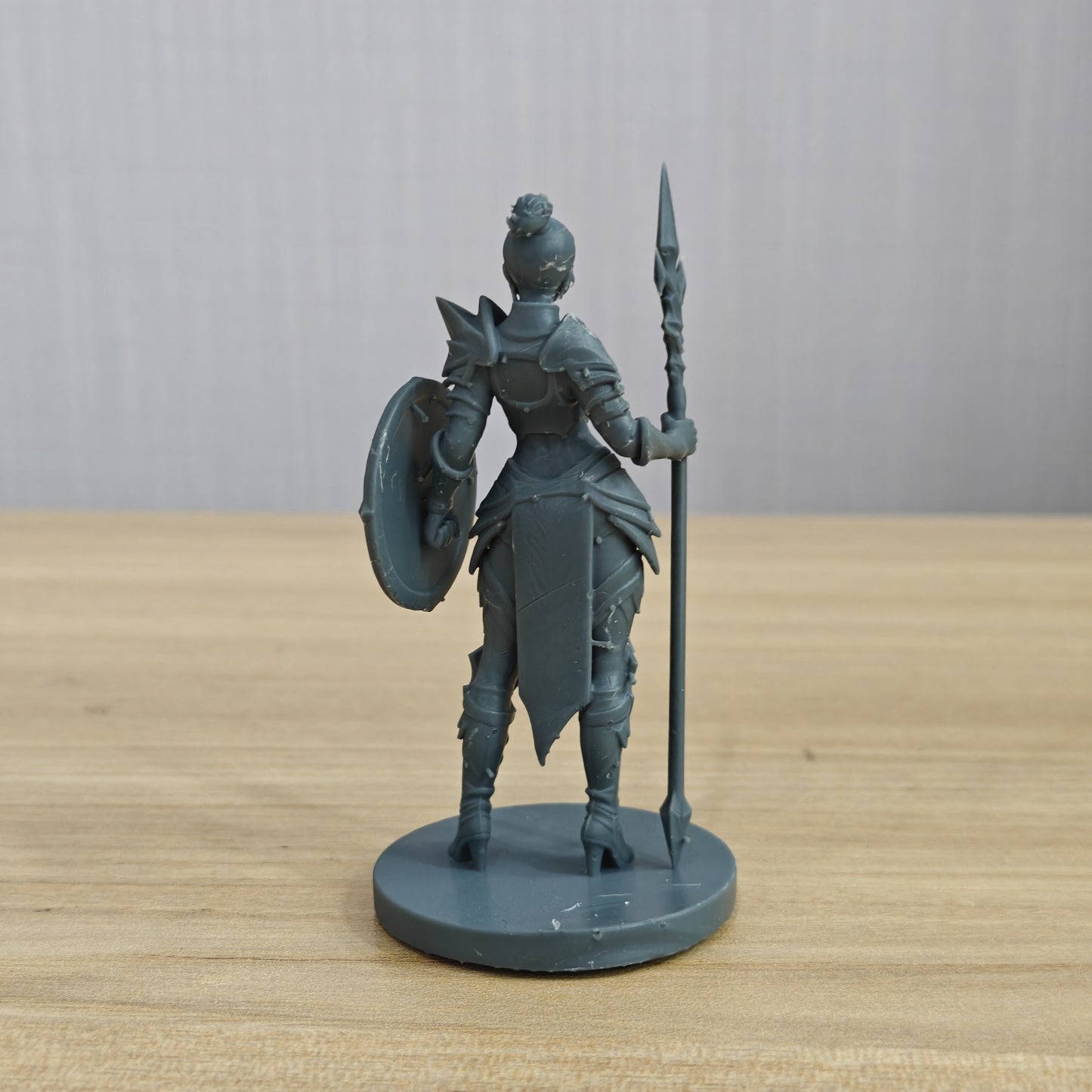 MRY-SFW LYTR1340 Ice Edge Shield And Spear Female Warrior Fantasy Warrior 3D Printed Figure Model