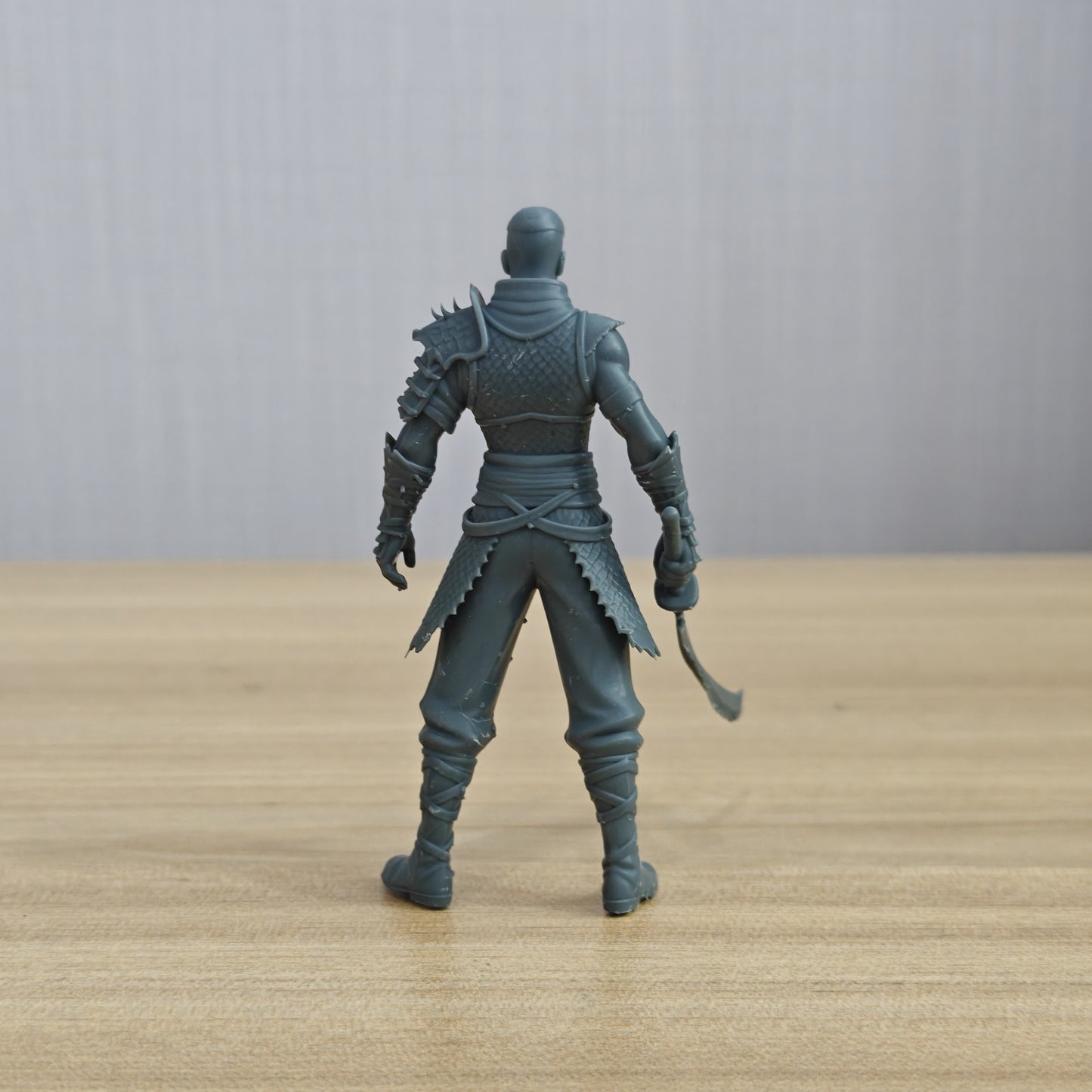 MRY-SFW LYTR1348 Black Blade Samurai Fantasy Warrior 3D Printed Figure Model