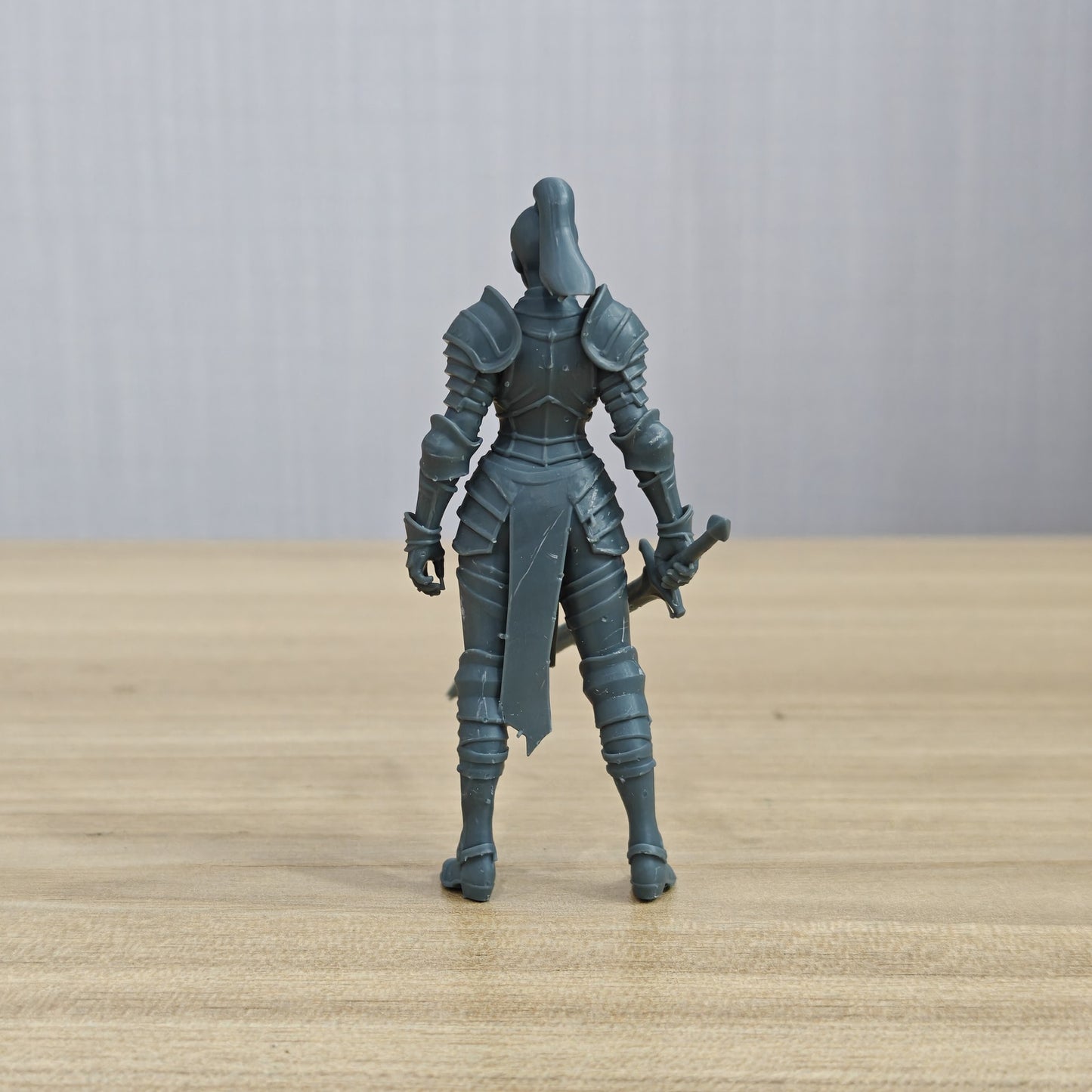 MRY-SFW LYTR1372 Heavy Armor Fantasy Female Sword Guard 3D Printed Figure Model