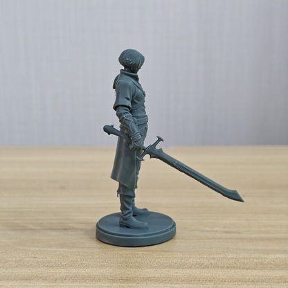 MRY-SFW LYTR1364 Western Fantasy Gentleman Swordsman 3D Printed Figure Model