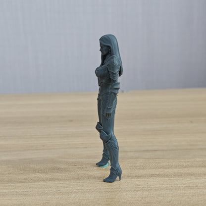 MRY-SFW LYTR1357 Future Sci Fi Female Warrior 3D Printed Fig – LCD 3D printed resin model kit, image 2
