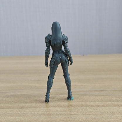 MRY-SFW LYTR1357 Future Sci Fi Female Warrior 3D Printed Fig – LCD 3D printed resin model kit, image 3