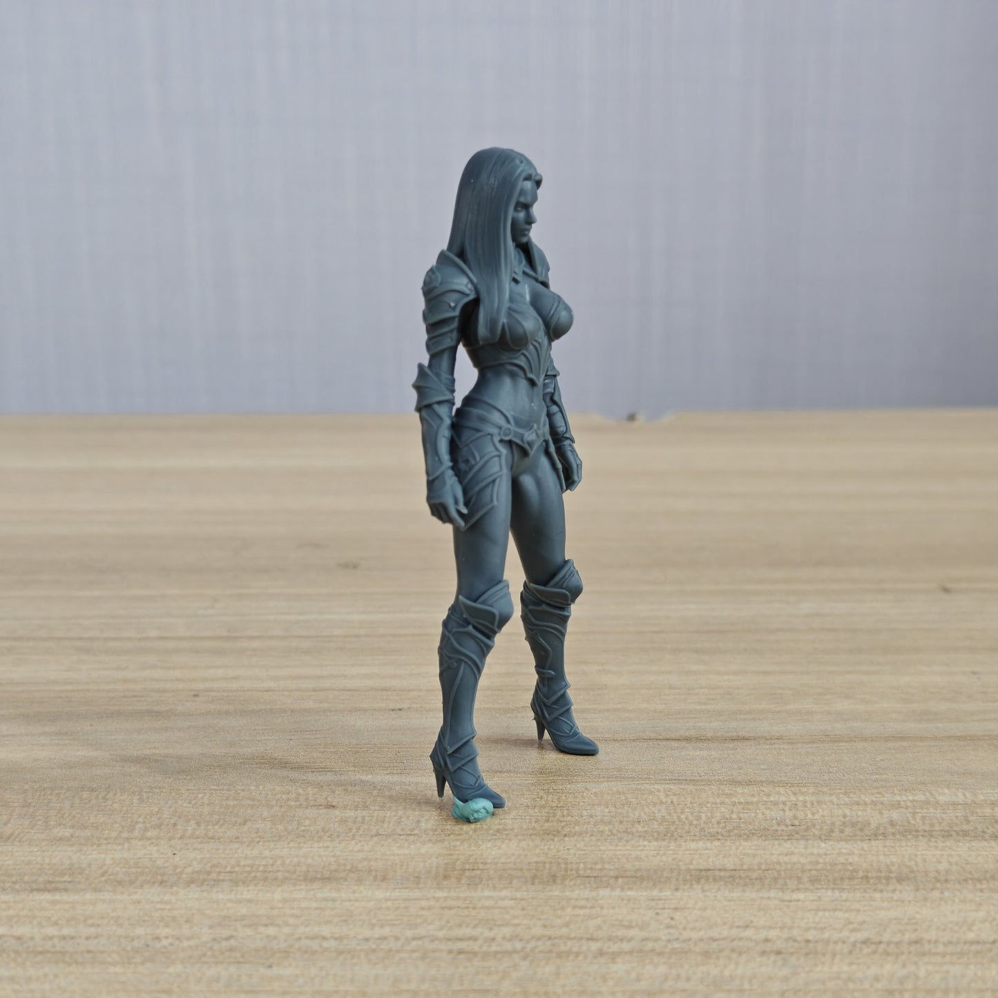 MRY-SFW LYTR1357 Future Sci Fi Female Warrior 3D Printed Fig – LCD 3D printed resin model kit, image 4