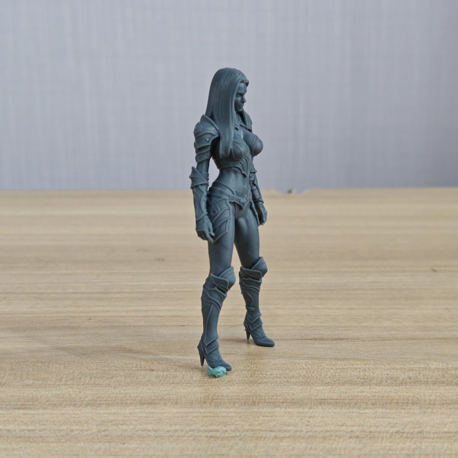 MRY-SFW LYTR1357 Future Sci Fi Female Warrior 3D Printed Fig – LCD 3D printed resin model kit, image 4