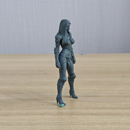 MRY-SFW LYTR1357 Future Sci Fi Female Warrior 3D Printed Fig – LCD 3D printed resin model kit, image 4