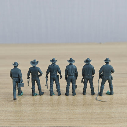 MRY-SFW LYTR1328 American Western Cowboy Worker Six Person Set