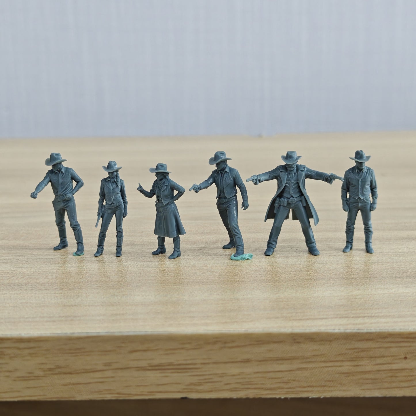 MRY-SFW LYTR1339 American Western Cowboy Lawman Six Person Set