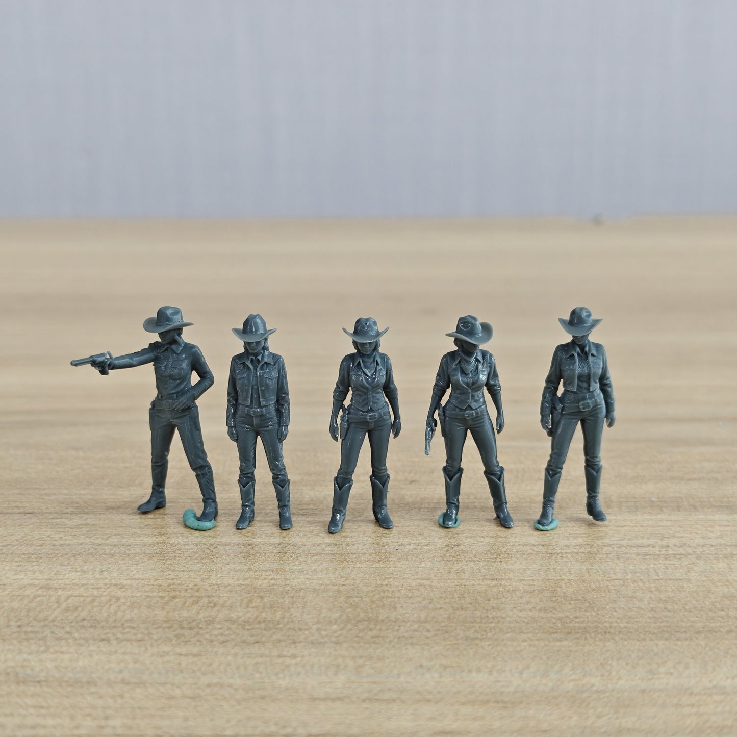 MRY-SFW LYTR1333 American Western Cowboy Female Officer Five Person Set