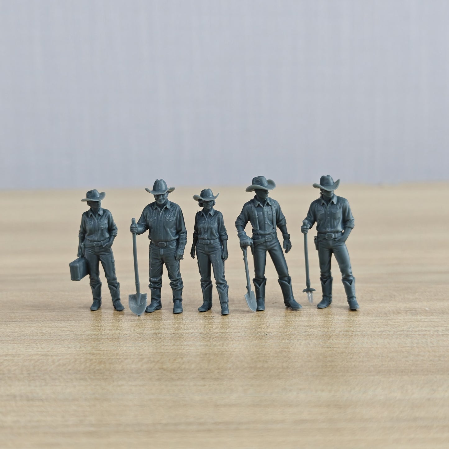 MRY-SFW LYTR1332 American Western Cowboy Farmer Five Person Set