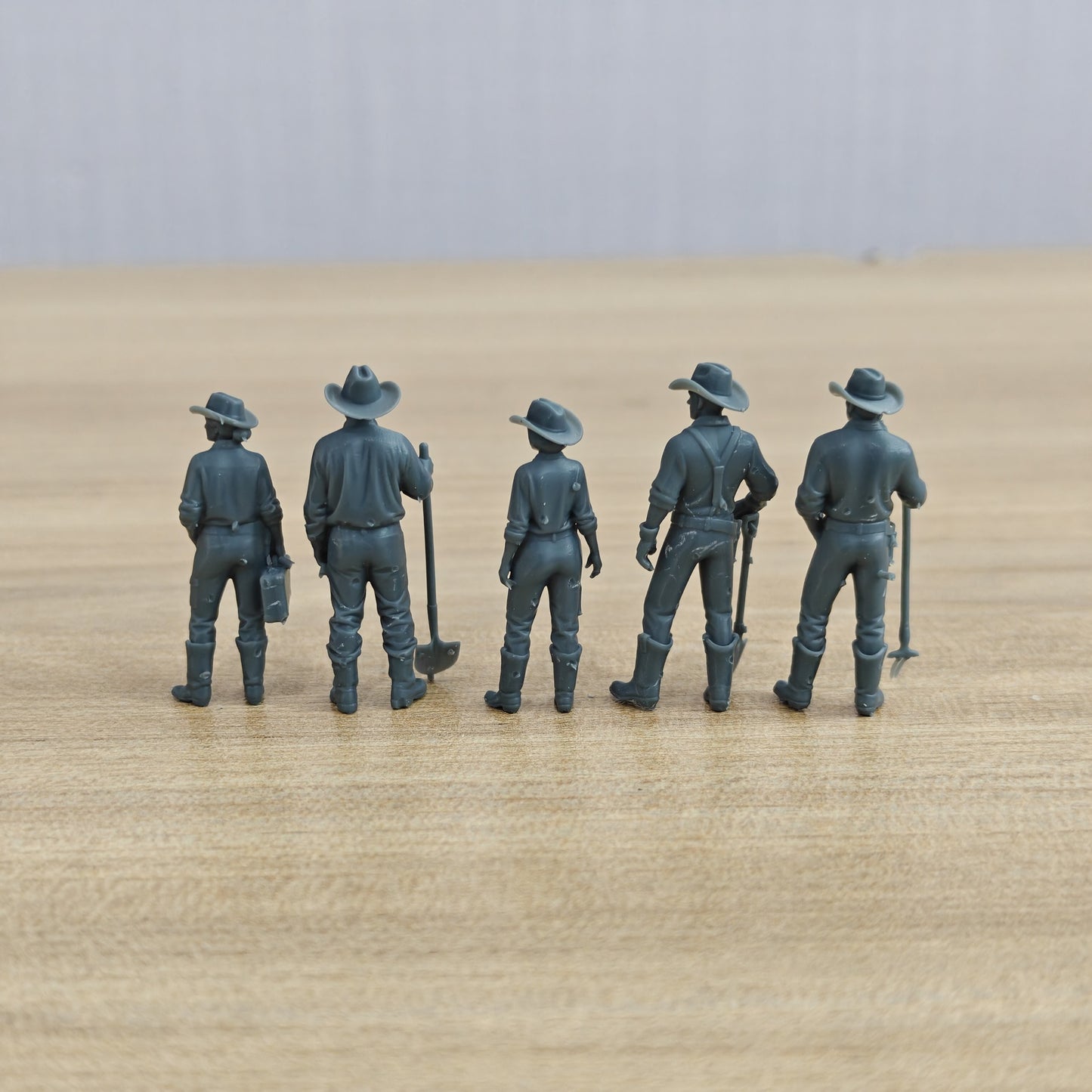 MRY-SFW LYTR1332 American Western Cowboy Farmer Five Person Set