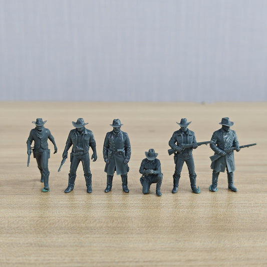 MRY-SFW LYTR1325 American Western Cowboy Militia Six Person Set