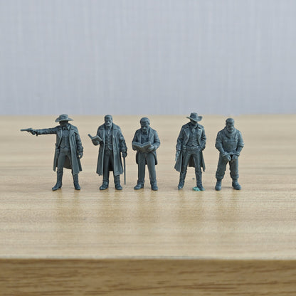 MRY-SFW LYTR1338 American Western Cowboy Western Justice Five Person Set