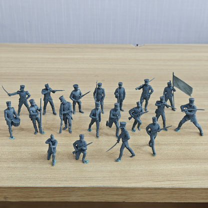MRY-SFW SSTR426 Napoleonic Wars British Redcoat Line Infantr – LCD 3D printed resin model kit, image 1