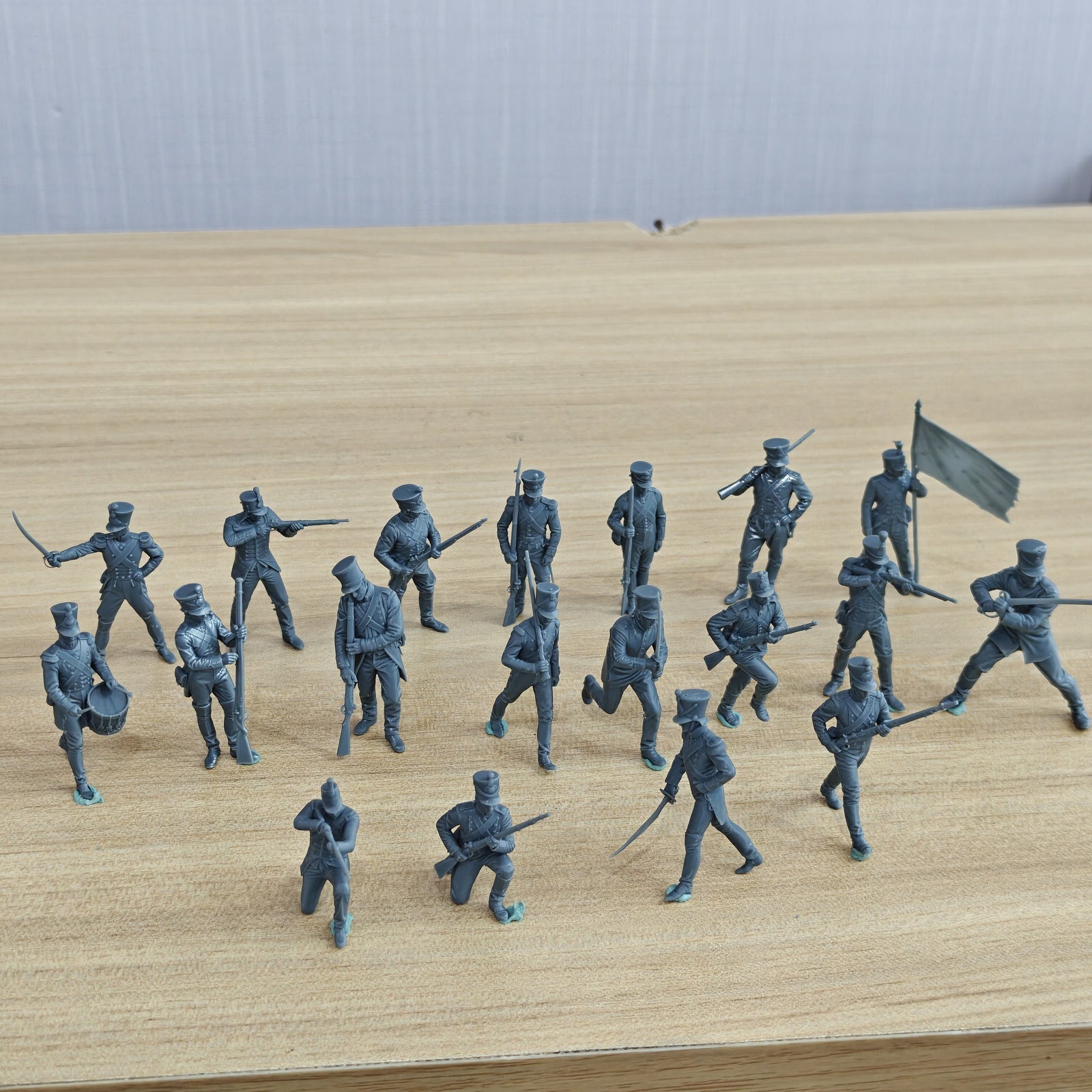 MRY-SFW SSTR426 Napoleonic Wars British Redcoat Line Infantr – LCD 3D printed resin model kit, image 2
