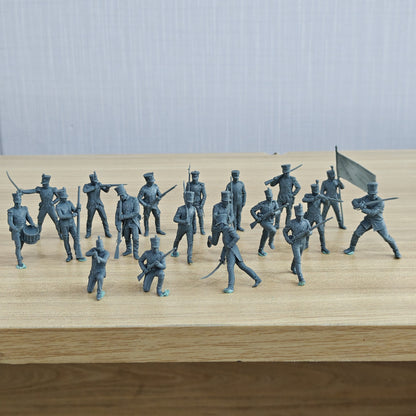 MRY-SFW SSTR426 Napoleonic Wars British Redcoat Line Infantr – LCD 3D printed resin model kit, image 3