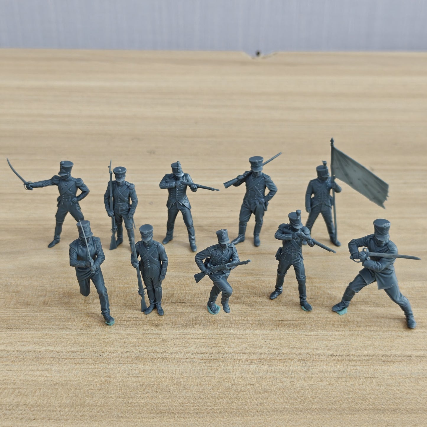 MRY-SFW SSTR426 Napoleonic Wars British Redcoat Line Infantr – LCD 3D printed resin model kit, image 5