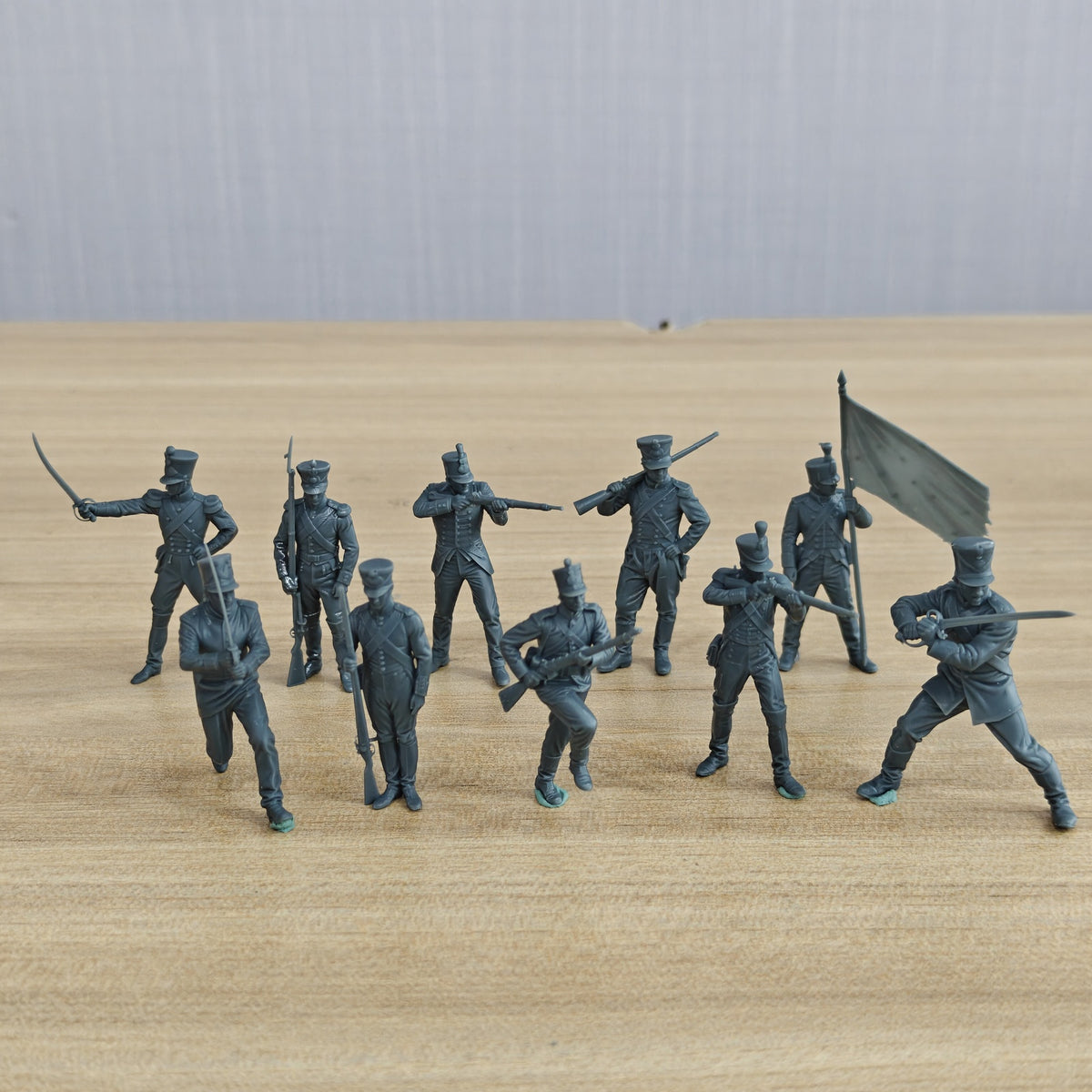 MRY-SFW SSTR426 Napoleonic Wars British Redcoat Line Infantr – LCD 3D printed resin model kit, image 6
